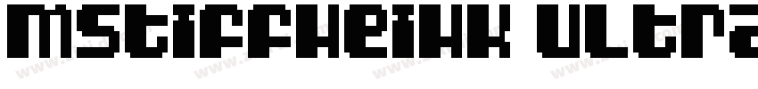 MStiffHeiHK UltraBol字体转换